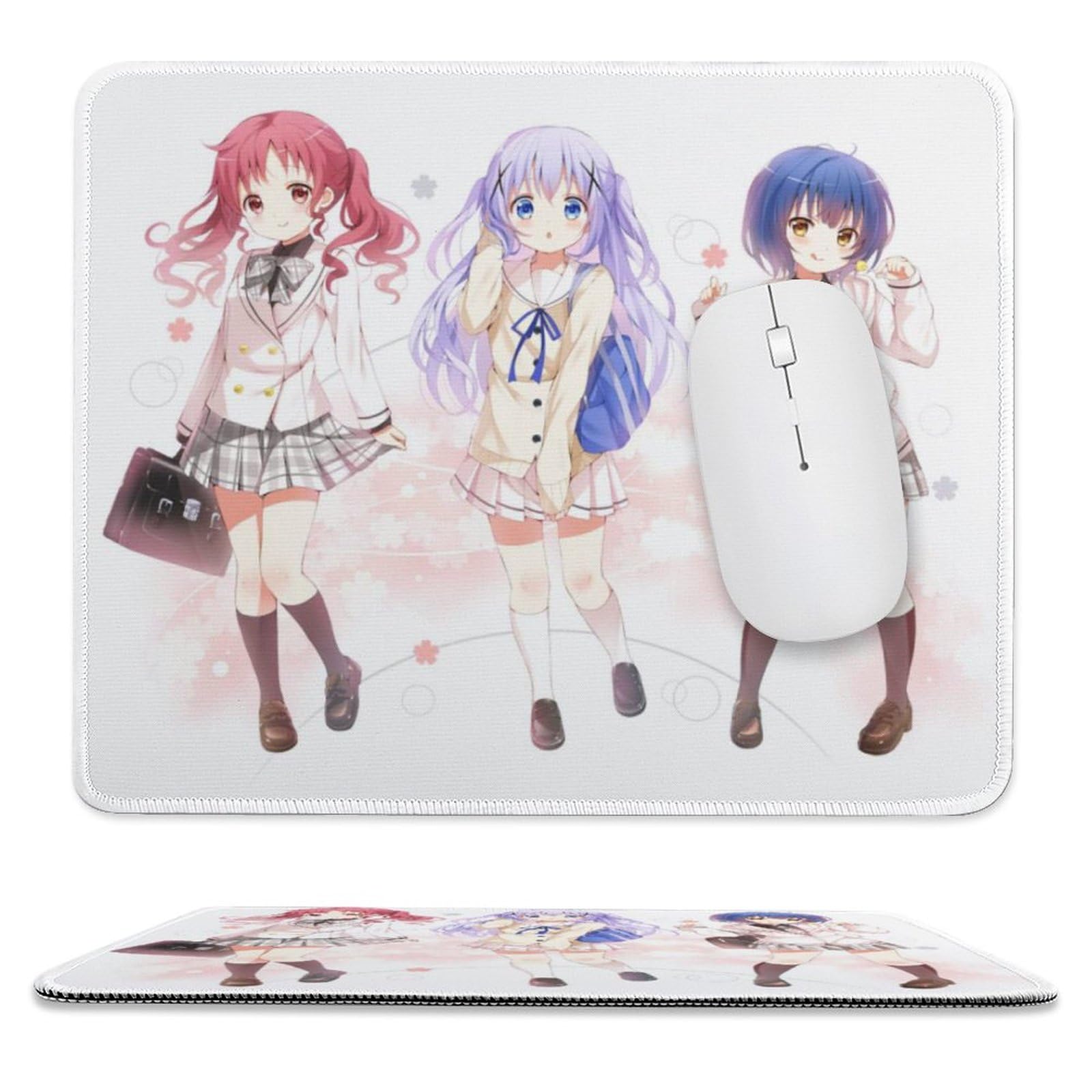 Amazon.co.jp: マウスパッド ごちうさ ココア チノ フユ マウス対応